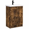 Ensemble de mobilier de salle de bain Chêne fumé 584267584267