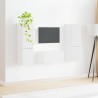 Ensemble meuble TV 5 pcs Blanc brillant Bois d'ingénierie 584268584268