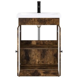 Ensemble de mobilier de salle de bain Chêne fumé 584269584269
