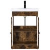 Ensemble de mobilier de salle de bain Chêne fumé 584269584269