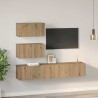 Ensemble meuble TV 4 pcs Chêne artisanal Bois d'ingénierie 584272584272