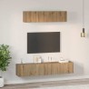 Ensemble meuble TV 4 pcs Chêne artisanal Bois d'ingénierie 584273584273