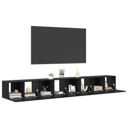 Ensemble meuble TV 4 pcs Chêne noir 60 x 30 x 30 cm 584274584274