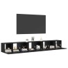 Ensemble meuble TV 4 pcs Chêne noir 60 x 30 x 30 cm 584274584274