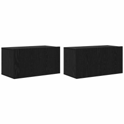 Ensemble meuble TV 4 pcs Chêne noir 60 x 30 x 30 cm 584274584274