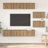 Ensemble meuble TV 6 pcs Chêne artisanal Bois d'ingénierie 584275584275