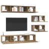 Ensemble meuble TV 6 pcs Chêne artisanal Bois d'ingénierie 584275584275