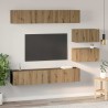 Ensemble meuble TV 6 pcs Chêne artisanal Bois d'ingénierie 584275584275