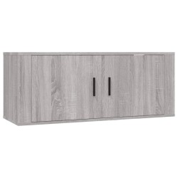 Ensemble de meubles TV 3 pcs Sonoma gris Bois d'ingénierie 584276584276