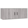 Ensemble de meubles TV 3 pcs Sonoma gris Bois d'ingénierie 584276584276