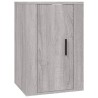 Ensemble de meubles TV 3 pcs Sonoma gris Bois d'ingénierie 584276584276