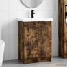 Ensemble de mobilier de salle de bain Chêne fumé 584280584280