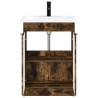 Ensemble de mobilier de salle de bain Chêne fumé 584280584280