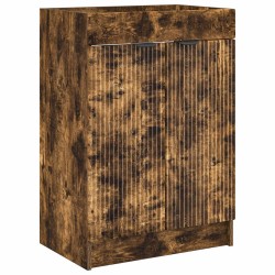 Ensemble de mobilier de salle de bain Chêne fumé 584280584280