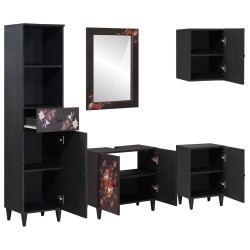 Ensemble de Meubles de Salle de Bain avec tiroir 5 pcs 584285584285
