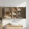 Ensemble de Meubles de Salle de Bain 3 pcs 130 x 14,5 x 70 cm 584286584286