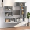 Ensemble de meubles TV 6 pcs Sonoma gris Bois d'ingénierie 584287584287
