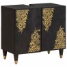 Ensemble de Meubles de Salle de Bain avec tiroir 5 pcs Noir 584288584288