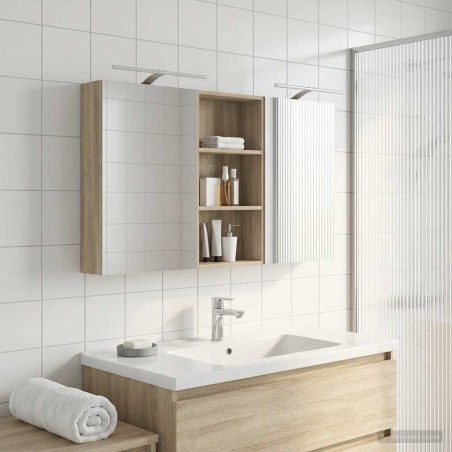 Ensemble de Meubles de Salle de Bain 3 pcs 140 x 14,5 x 70 cm 584290584290