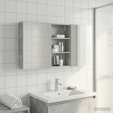 Ensemble de Meubles de Salle de Bain 3 pcs 140 x 14,5 x 70 cm 584291584291