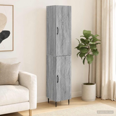 Ensemble de Meubles 2 pcs Sonoma gris 33 x 34,5 x 89,5 cm 584294584294