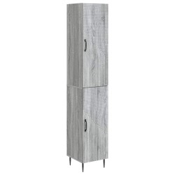 Ensemble de Meubles 2 pcs Sonoma gris 33 x 34,5 x 89,5 cm 584294584294