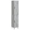 Ensemble de Meubles 2 pcs Sonoma gris 33 x 34,5 x 89,5 cm 584294584294