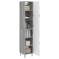 Ensemble de Meubles 2 pcs Sonoma gris 33 x 34,5 x 89,5 cm 584294584294