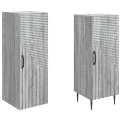 Ensemble de Meubles 2 pcs Sonoma gris 33 x 34,5 x 89,5 cm 584294584294