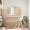 Coiffeuse avec lumières LED chêne sonoma 96x40x142 cm 584301584301