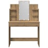 Coiffeuse avec lumières LED chêne artisanal 96x40x142 cm 584304584304