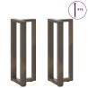 Pieds de table console en T, 2 pièces, noir, 25 x 28 x (72-73) cm, acier 584306584306