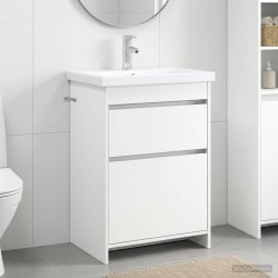 Ensemble de mobilier de salle de bain Blanc 61 x 40 x 84,5 cm 584307584307
