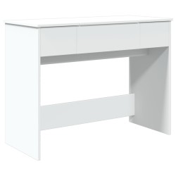 Coiffeuse avec miroir blanc 100x45x76 cm 584310584310