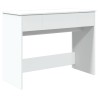 Coiffeuse avec miroir blanc 100x45x76 cm 584310584310