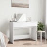 Coiffeuse avec miroir blanc 100x45x76 cm 584310584310