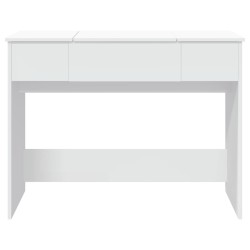 Coiffeuse avec miroir blanc 100x45x76 cm 584310584310