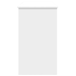 Coiffeuse avec miroir blanc 100x45x76 cm 584310584310