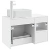 Ensemble de mobilier de salle de bain 2 pcs Blanc 584326584326