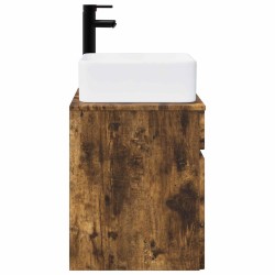 Meuble de lavabo mural Chêne fumé 49 x 41 x 63 cm 584328584328