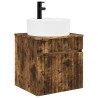 Meuble de lavabo mural Chêne fumé 49 x 44,5 x 65 cm 584329584329