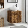 Meuble de lavabo mural Chêne fumé 49 x 44,5 x 66,5 cm 584332584332