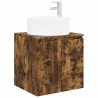 Meuble de lavabo mural Chêne fumé 49,5 x 44,5 x 65,5 cm 584333584333
