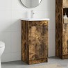 Meuble de salle de bain avec évier Chêne fumé 42 x 40 x 84,5 cm 584334584334