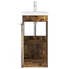 Meuble de salle de bain avec évier Chêne fumé 42 x 40 x 84,5 cm 584334584334