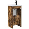 Meuble de salle de bain avec évier Chêne fumé 42 x 40 x 84,5 cm 584335584335