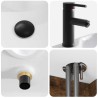 Meuble de lavabo mural Chêne fumé 49 x 41 x 63 cm 584340584340
