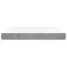 Matelas de lit à ressorts ensachés fermeté moyenne 152x203x20 cm velours 584359584359