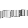 Porte pour chien 6 pcs Noir 60 x 60 cm Acier galvanisé 584372584372