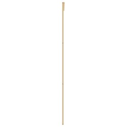 Porte coulissante doré 76x205 cm verre ESG clair et aluminium 584379584379
